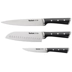 Set Ice Force 3 pièces : Couteaux à trancher 20cm + Santoku 18cm + Utilitaire 11cm - image 2