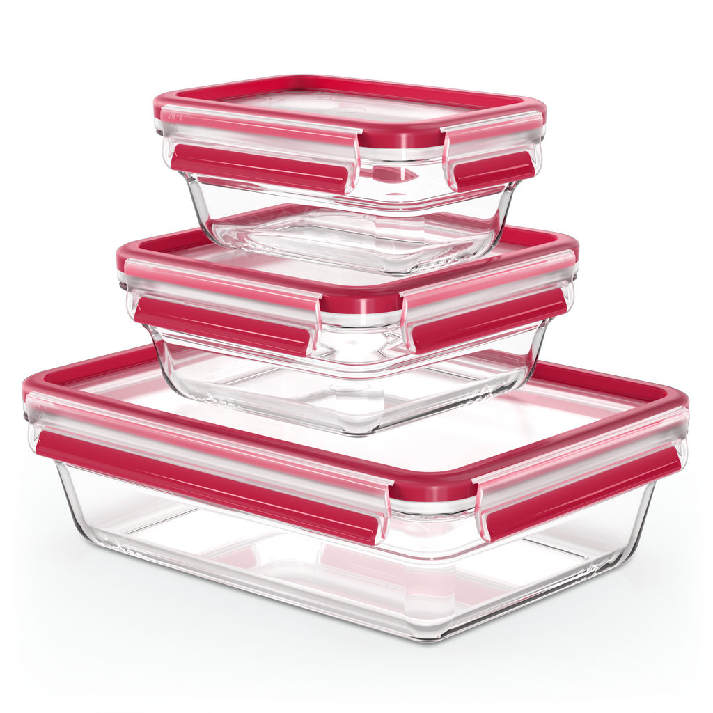MASTERSEAL GLASS  Set 3 boîtes 0,45L / 0,8L / 2L - image 1