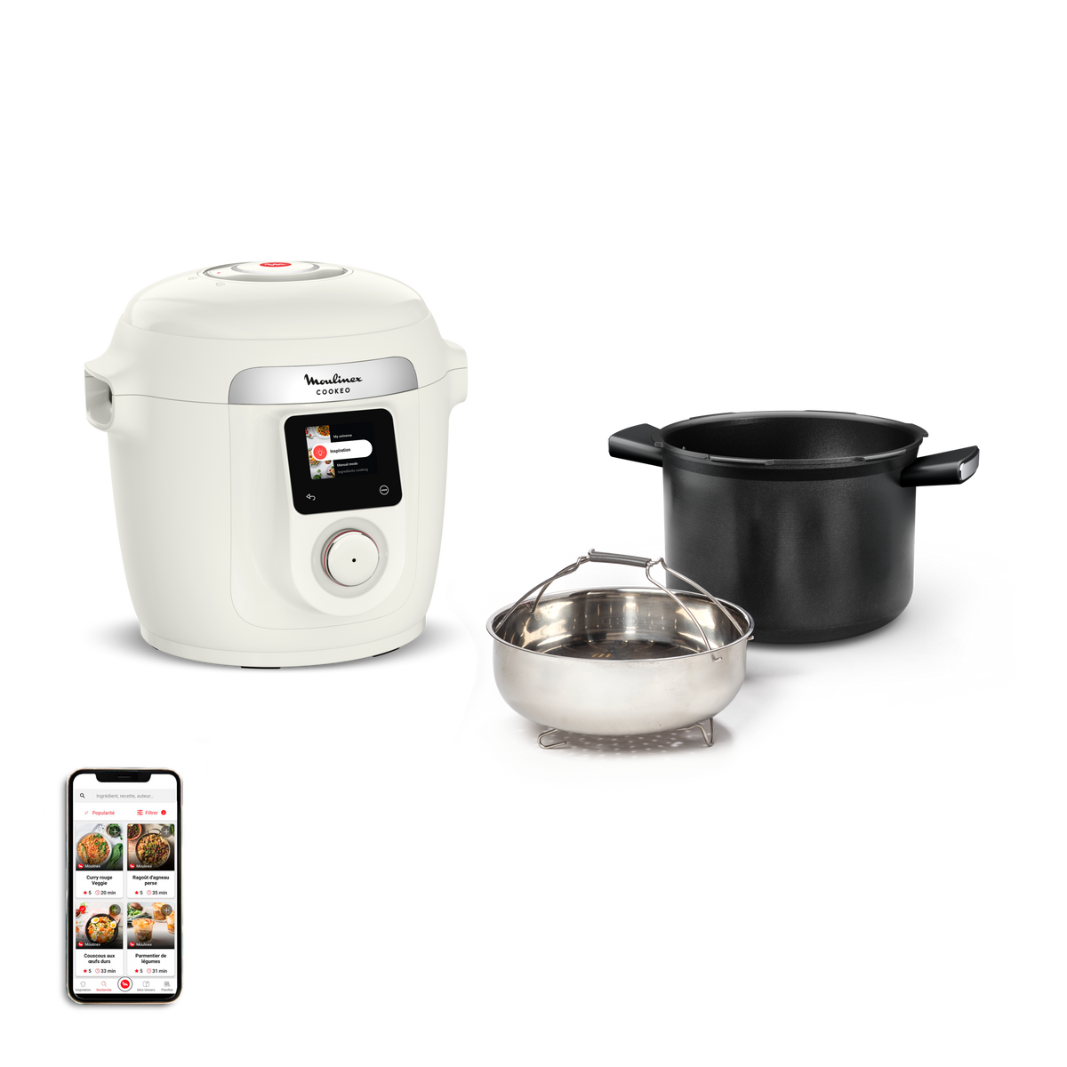 Cookeo Wi-Fi 8en1, Multicuiseur, 8 modes de cuisson, Cuiseur sous pression - image 1