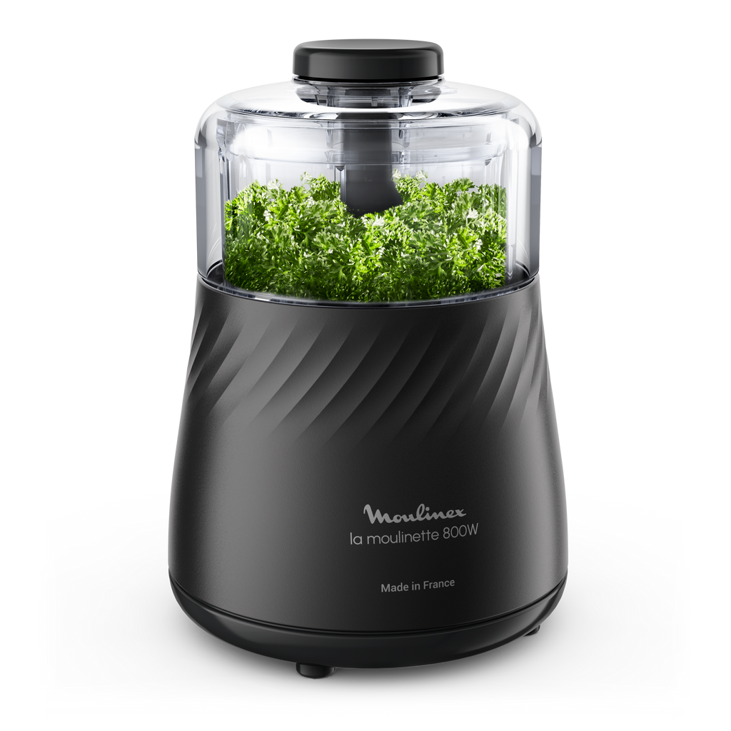 La Moulinette Intention, Hachoir,  Fonction 4 en 1, Capacité 500 ml, Noire - image 1