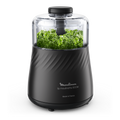 La Moulinette Intention, Hachoir,  Fonction 4 en 1, Capacité 500 ml, Noire - image 1