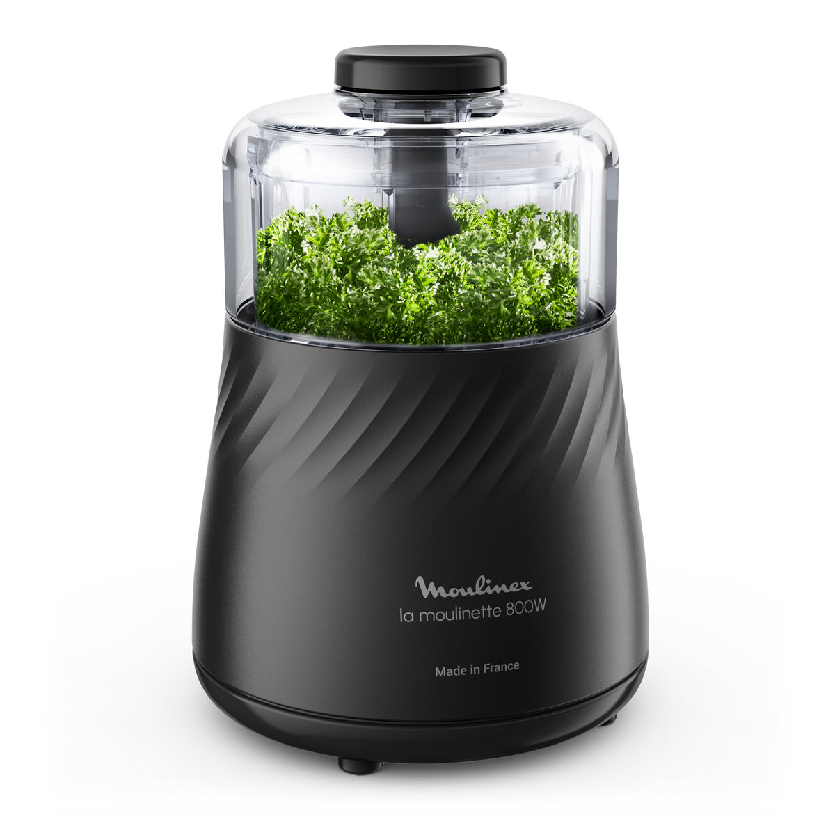 La Moulinette Intention, Hachoir,  Fonction 4 en 1, Capacité 500 ml, Noire - image 1
