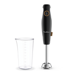 Intention, Pied mixeur, Lames powelix, 2 vitesses, 600 W, Fabriqué en France, Noir - image 1