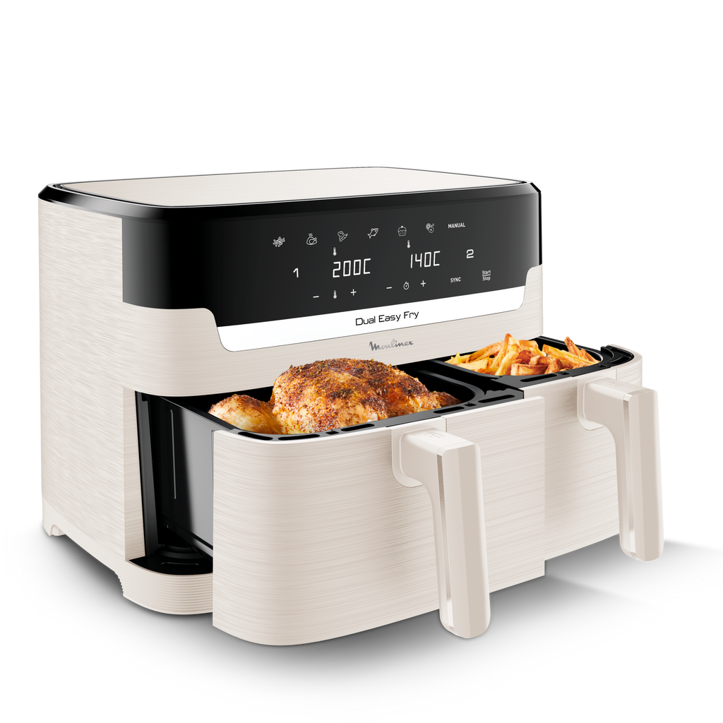 Dual Easy Fry, 8L, Air fryer, Ivoire - image 2