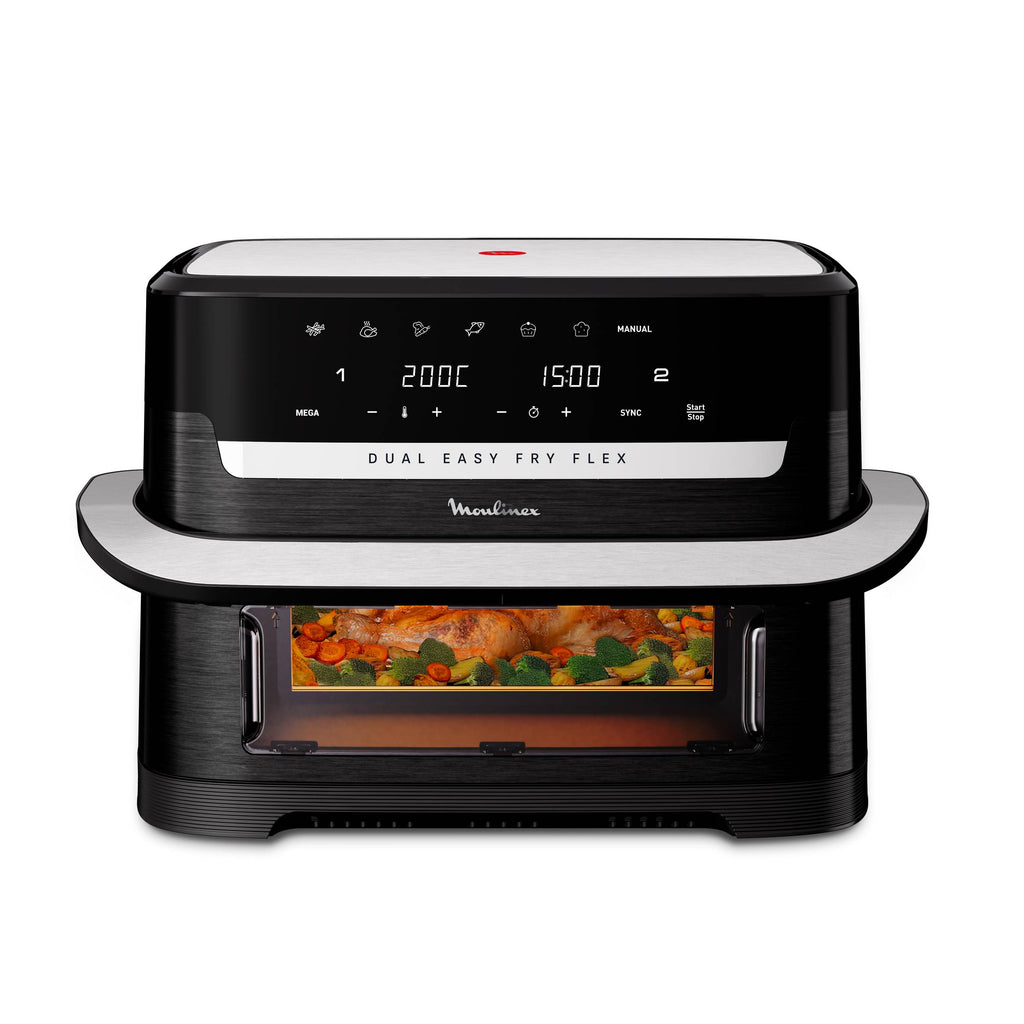 Dual Easy Fry Flex, 9L, Air fryer, Noir - image 1