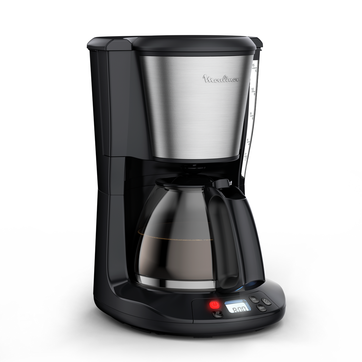 Cafetière filtre, Subito,Programmable, 15 tasses, Inox - image 1