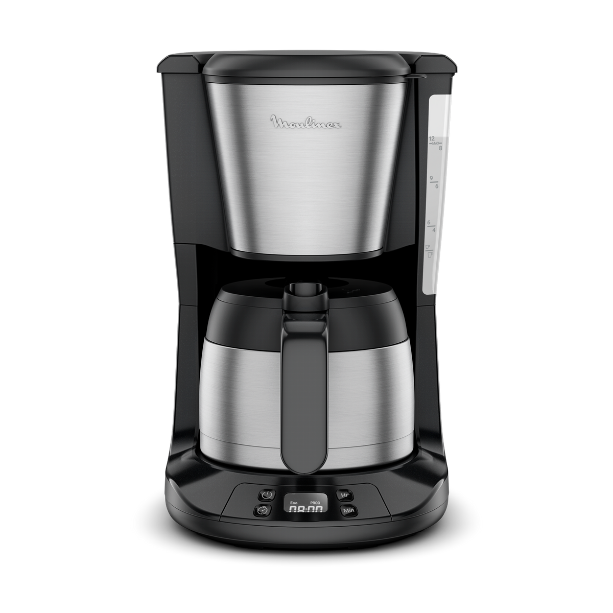 Cafetière filtre, Subito, Programmable, Verseuse isotherme, 12 tasses, Inox - image 2