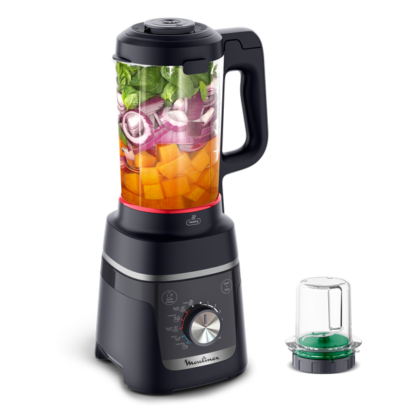 Blendforce Cook, Blender chauffant, 5 programmes automatiques, 6 vitesses + Pulse, Mini hachoir - image 1