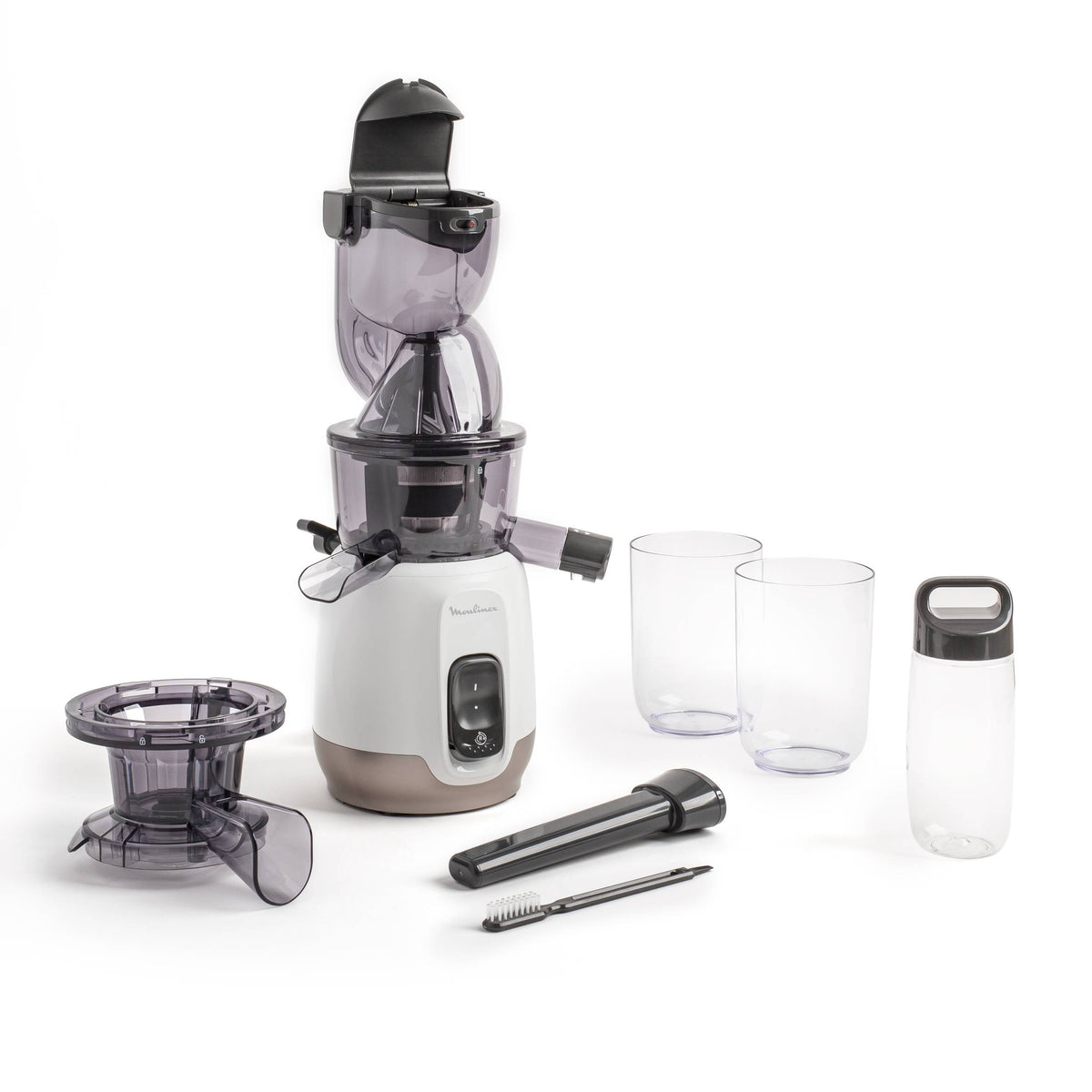 Ultra Juice, Extracteur de jus, 200 W, Deux filtres, Gourde, Blanc - image 1