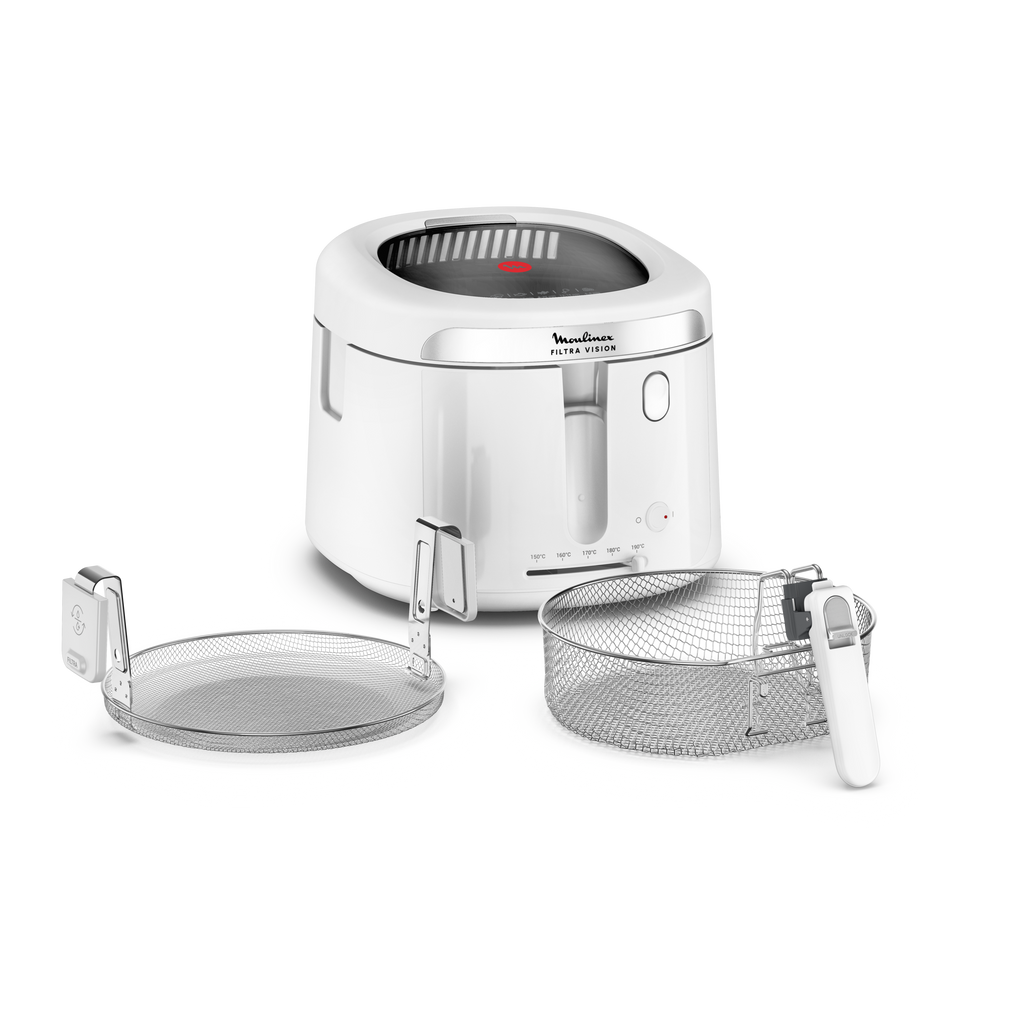 Filtra Vision, Friteuse, Fenêtre de visualisation très large pour garder un oeil sur la cuisson, Capacité 1,2 kg, Huile 2,1L - image 1