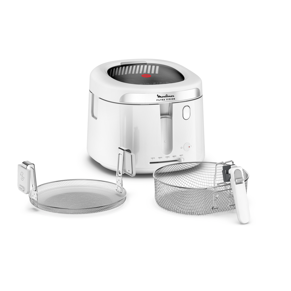Filtra Vision, Friteuse, Fenêtre de visualisation très large pour garder un oeil sur la cuisson, Capacité 1,2 kg, Huile 2,1L - image 1