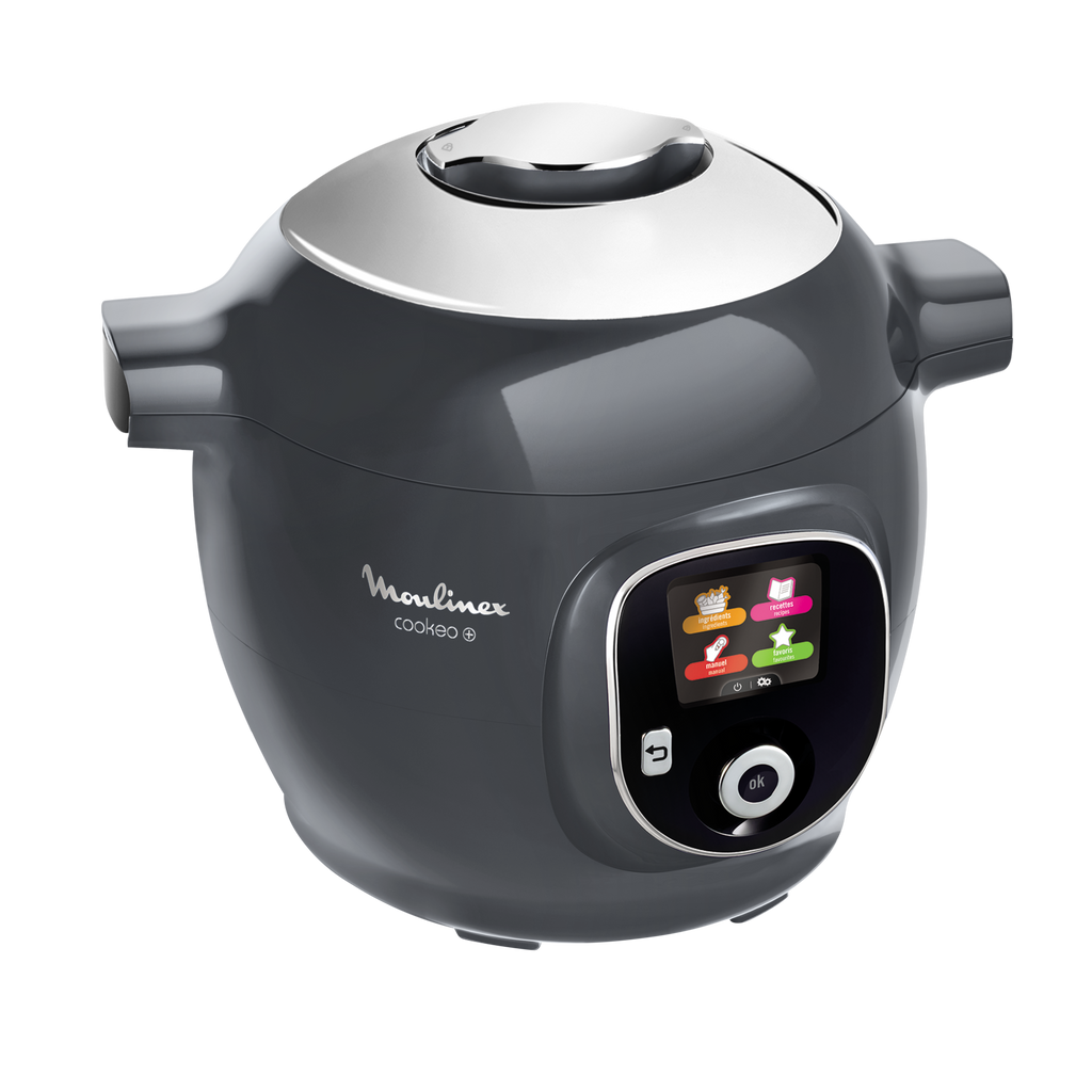 Cookeo+ Multicuiseur intelligent, 150 recettes, 6 L, 6 personnes, Gris Java Pepper - image 2
