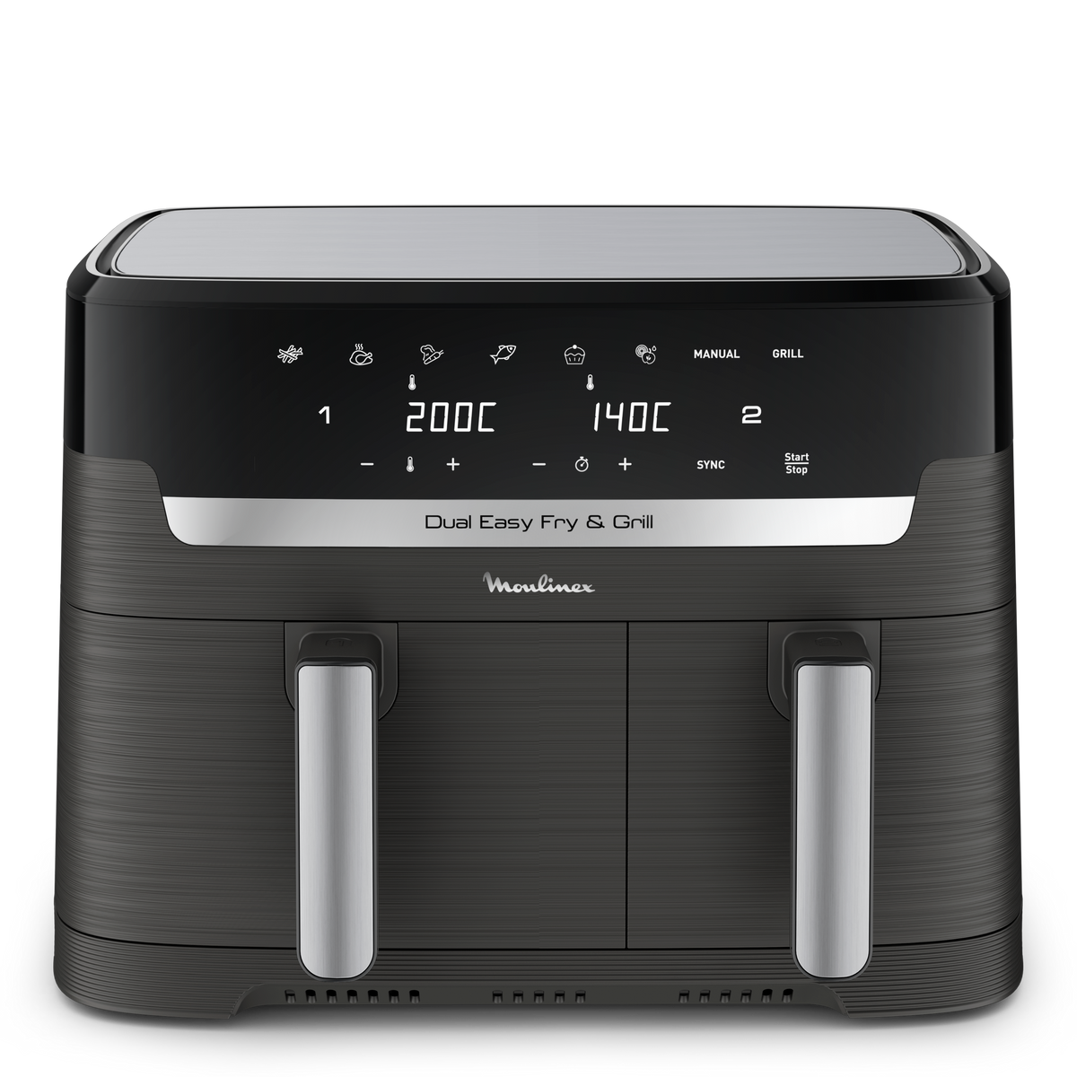 Dual Easy Fry & Grill, 8.3L, Air fryer, Noir - image 1