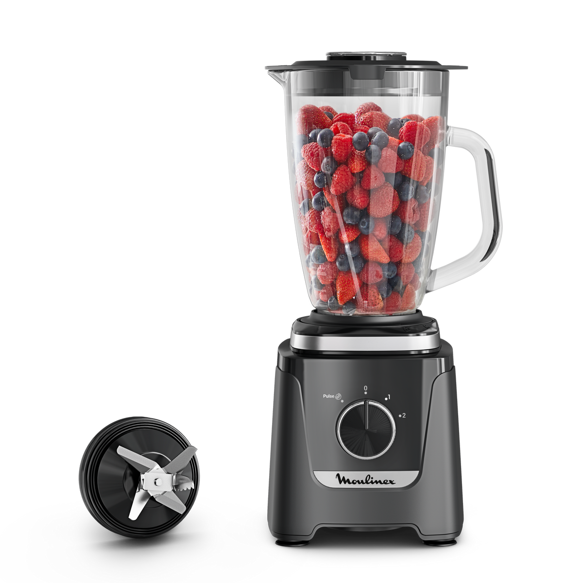 Blendforce, Blender, 800 W, Mixage rapide et homogène, Bol en verre 1,9 L - image 1