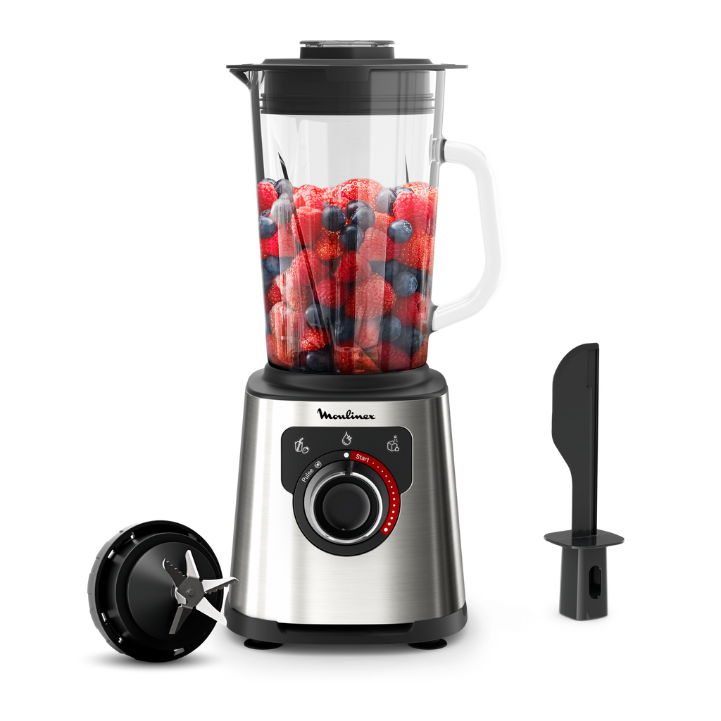Perfectmix+, Blender, Bol verre 2L, 1200W, 3 programmes, 6 lames Powelix - image 1