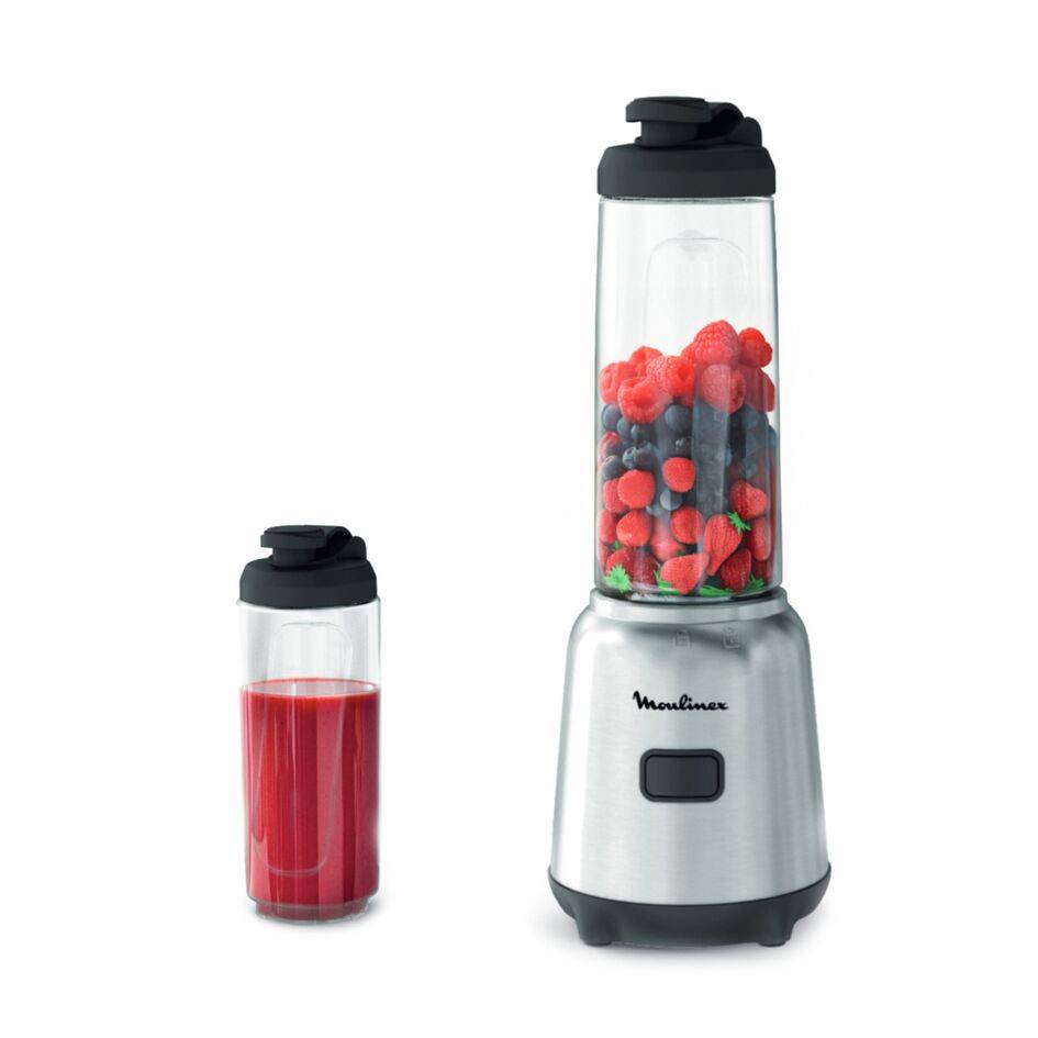 Mix & Move Mini Blender, Bol plastique tritan 0.8L, 300W, 1 vitesse, 4 lames - image 1