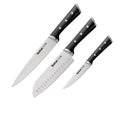 Set Ice Force 3 pièces : Couteaux à trancher 20cm + Santoku 18cm + Utilitaire 11cm - image 1