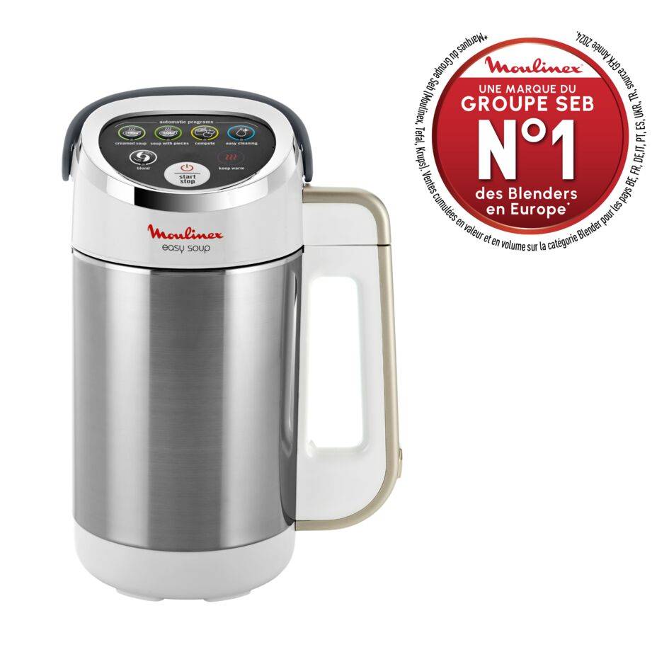 Easy soup, Blender chauffant, 5 programmes, 1,2 L, blanc - image 2