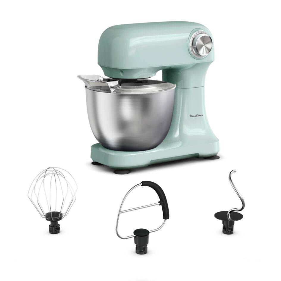 Bake Easy, Robot pâtissier, Compact, Facile à utiliser, Vert clair - image 1