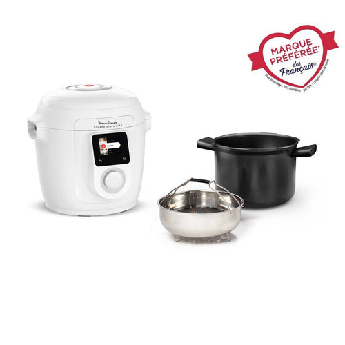 Cookeo Simplicity, Multicuiseur, 6 modes de cuisson, Cuisson sous pression, Blanc - image 2