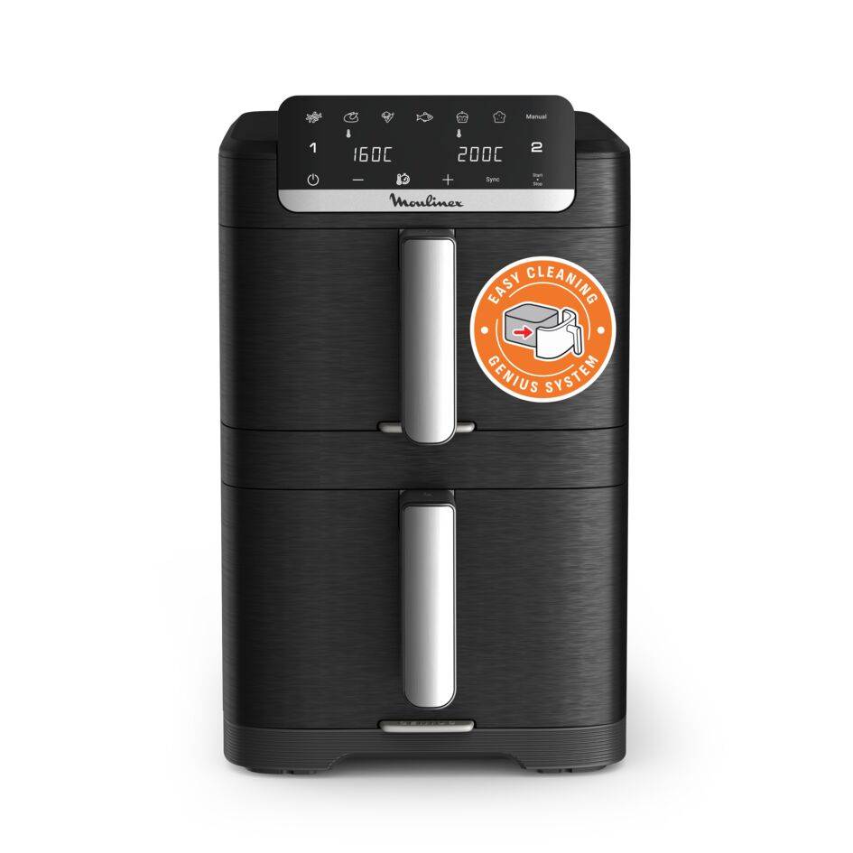 Easy Fry Crispy Stack 10L, Dual air fryer, Compact, Façades amovibles - image 1
