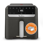 Easy Fry Compact, Air fryer, Capacité XL 7,5 L, Façade amovible, Genius system, Design compact, moule, gris - image 1