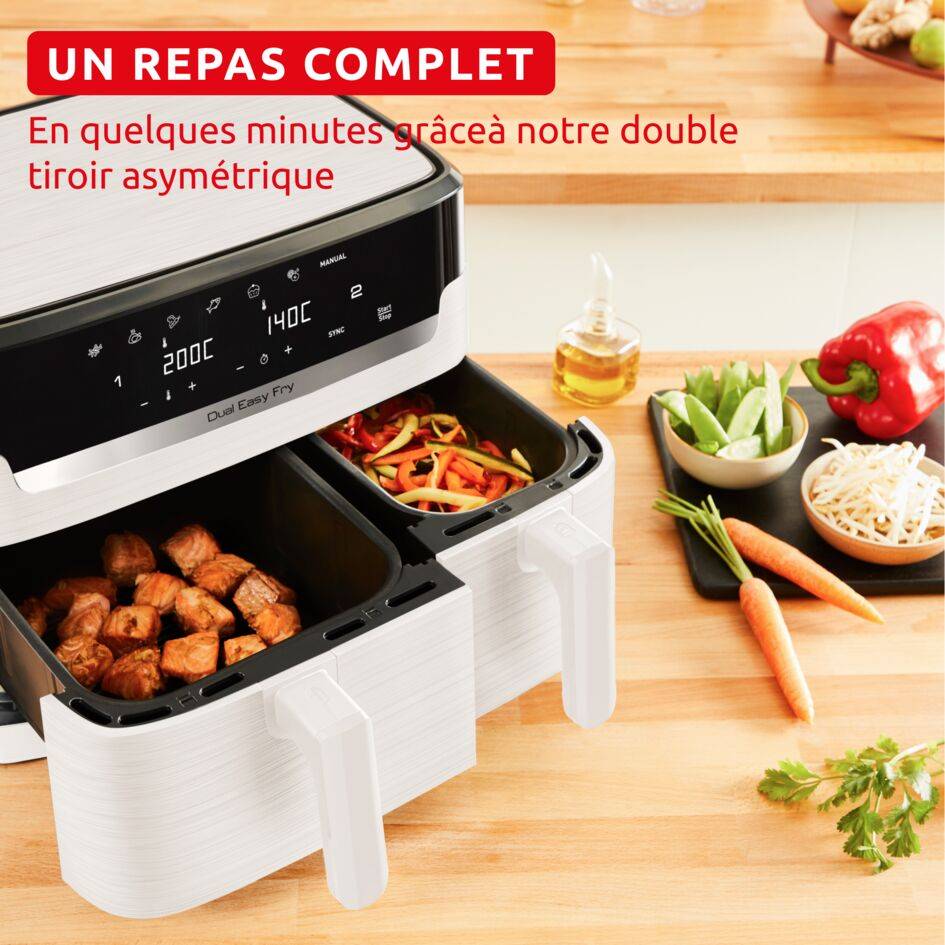 Dual Easy Fry, 8L, Air fryer, Ivoire - image 3