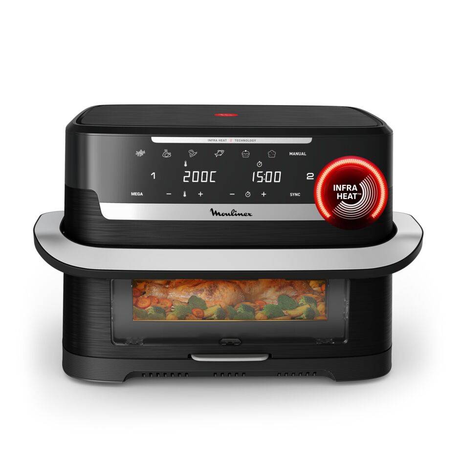 Ever Fry Dual Flex 9L , Air fryer, plus rapide, facile à nettoyer, Pince de cuisine - image 1