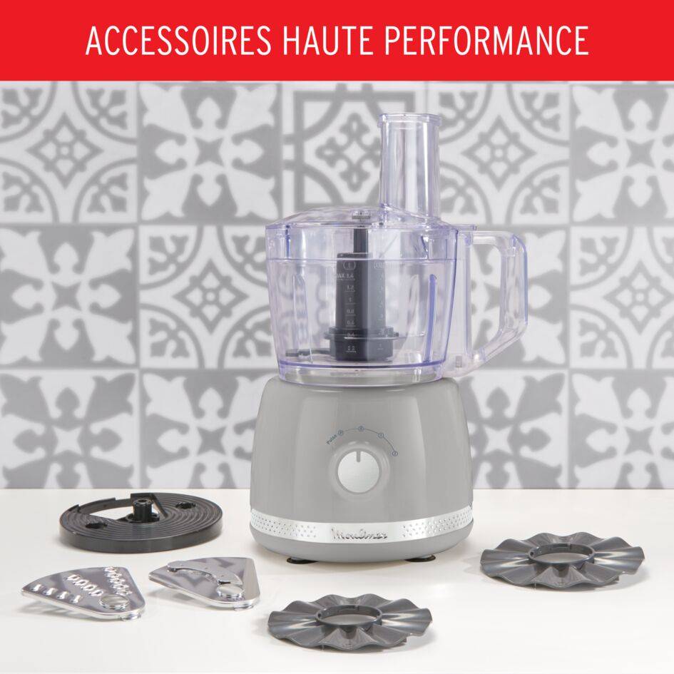 RECONDITIONNÉ Soleil Pepper, Robot multifonction 600 W, 4 accessoires, Gris Pepper - image 3