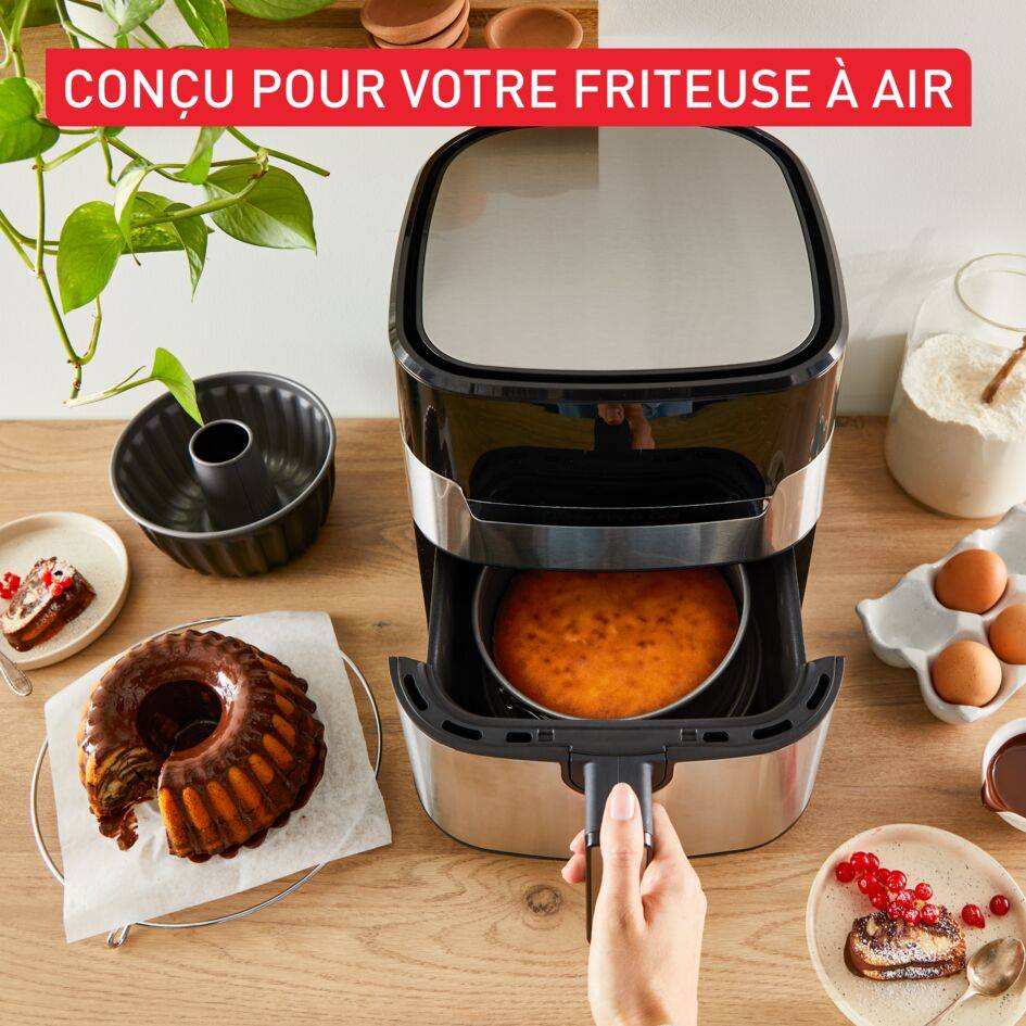 Tefal, Lot 2 moules pour friteuse à air, Démoulage facile, Diffusion optimale de la chaleur - image 3