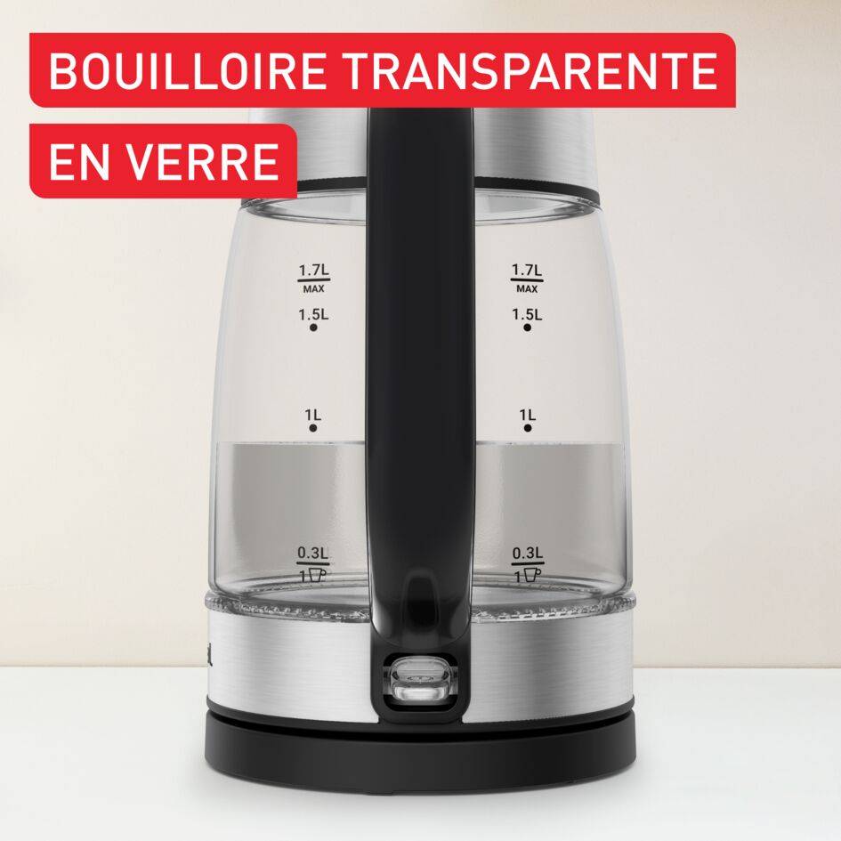 Bouilloire, Tefal, 1,7L, Verre transparent - image 3