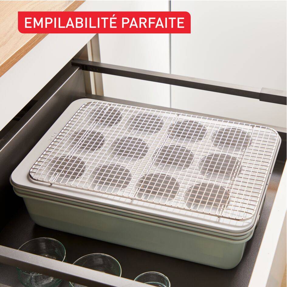 Ceramik, Set 5 pièces, Moules à pâtisserie, Empilables, Revêtement céramique - image 3