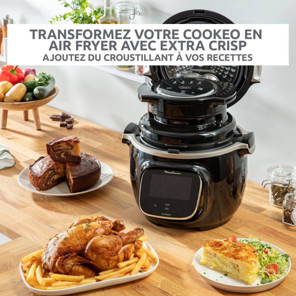 Extra Crisp, Accessoire Cookeo air fryer, Pour frire, Cuire, Four, rotir, ou dorer - image 3