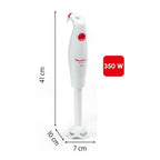 Turbomix, Pied mixeur,  2 lames ZELKROM, 350 W, blanc - image 3